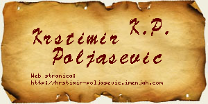Krstimir Poljašević vizit kartica